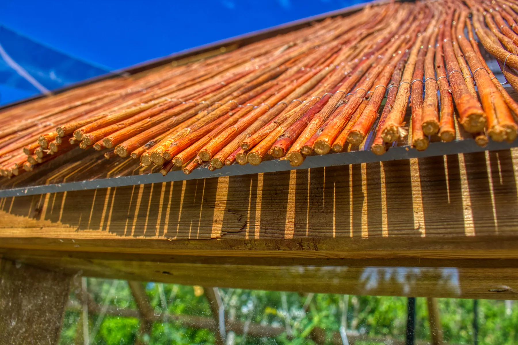 Stínící rohož z vrbového<br> proutí 1x 400 cm<br>