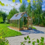 Dřevěný skleník Dřevěný skleník