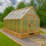 Ilustrační obrázek - smrk bez impregnace/bezbarvá impregnace a dutinkový polykarbonát