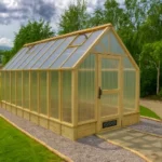 Ilustrační obrázek 239 x 604 cm - smrk bez impregnace/bezbarvá impregnace a dutinkový polykarbonát