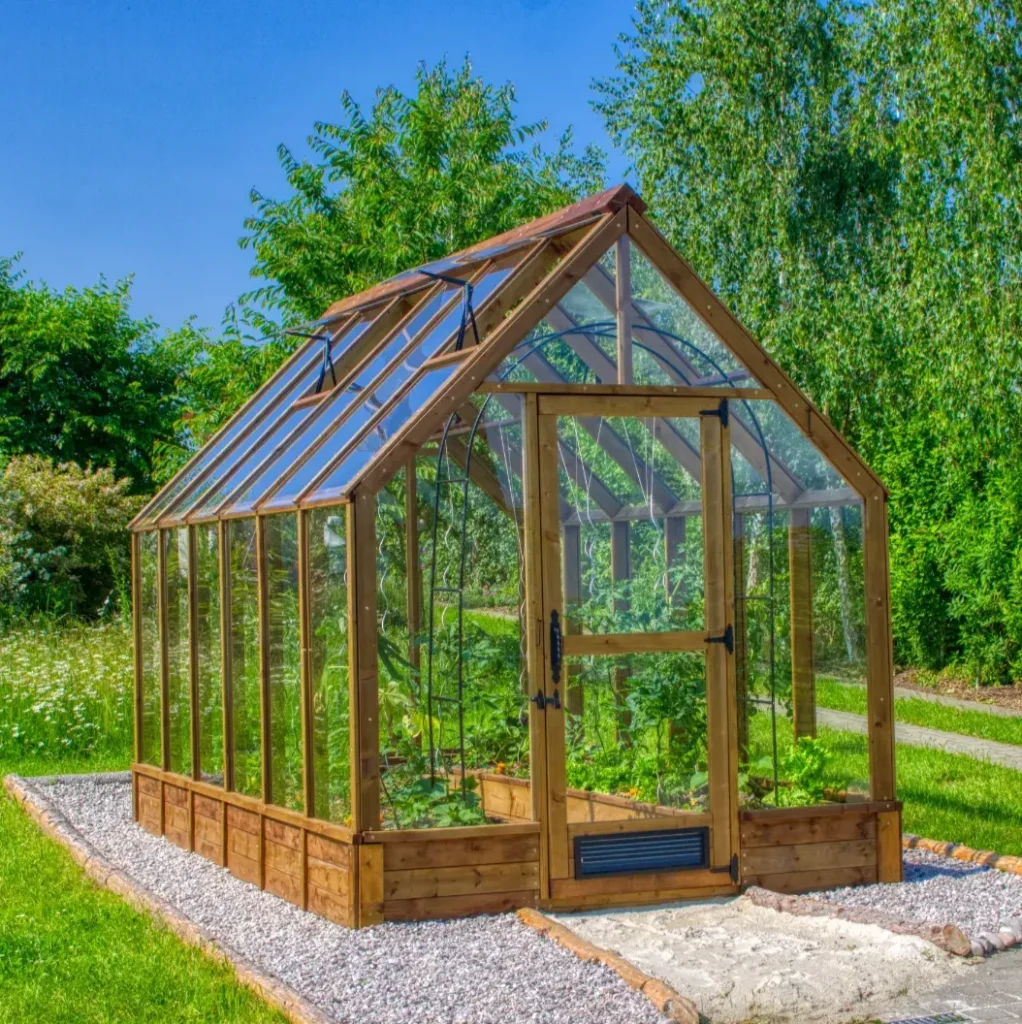 Klasický zahradní skleník